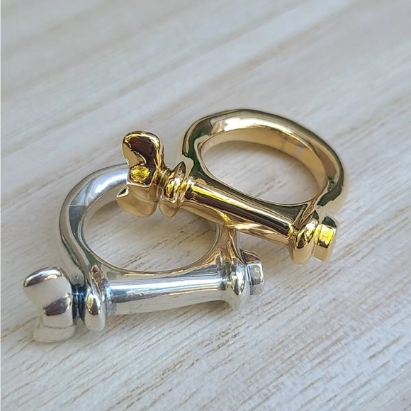 REWARD - Uno De 50 Ring - Gold plated - Various Sizes - Picture 9 of 13